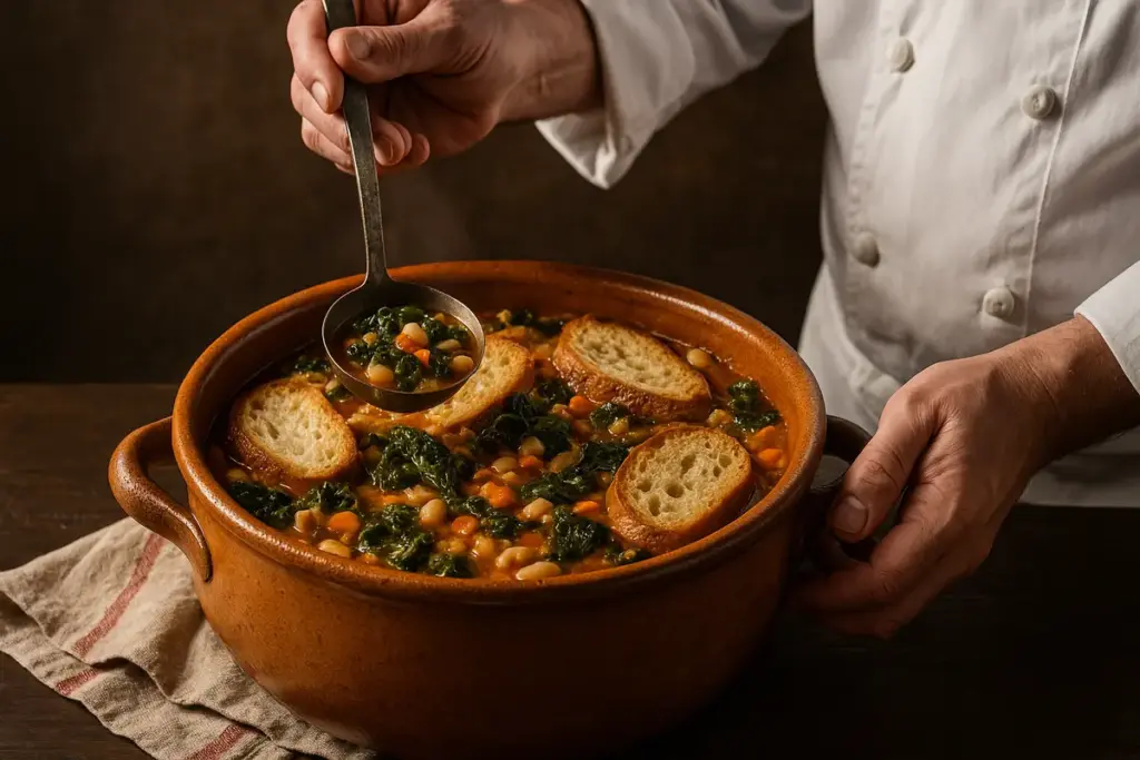 Ricetta tradizionale della ribollita toscana: il passaggio chiave per un sapore autentico