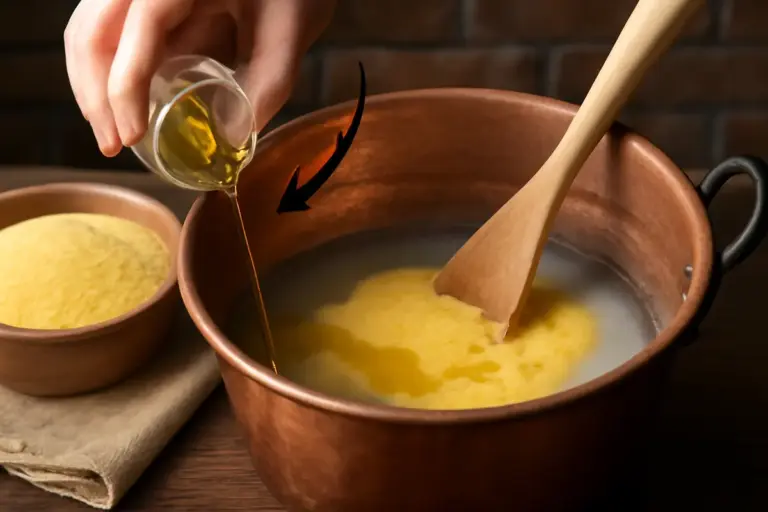 Come evitare che la polenta si attacchi al paiolo? Un passaggio semplice ti semplifica la vita
