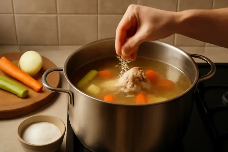 Quando va salato il brodo di carne? Scopri il momento che fa la differenza in sapore e limpidezza