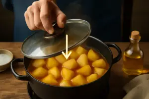 Cottura delle patate in umido: il dettaglio che garantisce sempre morbidezza senza sfaldare