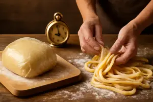 Perché la pasta fresca fatta in casa richiede un tempo di riposo? Migliora elasticità e lavorabilità