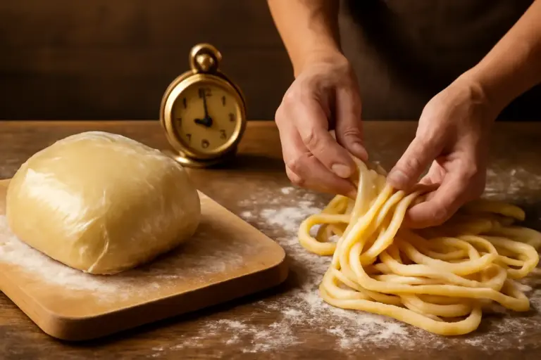 Perché la pasta fresca fatta in casa richiede un tempo di riposo? Migliora elasticità e lavorabilità