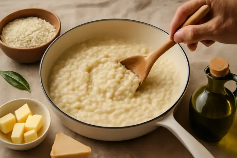 Come mantecare il risotto con ingredienti tradizionali? Ottieni cremosità naturale senza panna