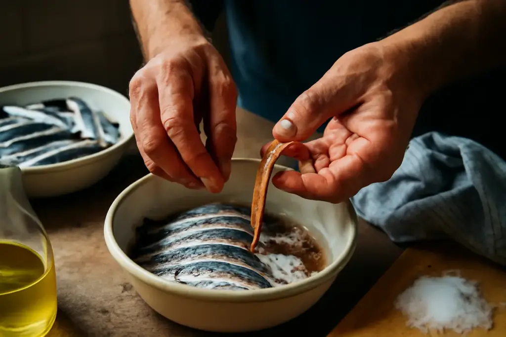 Come marinare le alici fresche come fanno i pescatori? Il passaggio che molti saltano