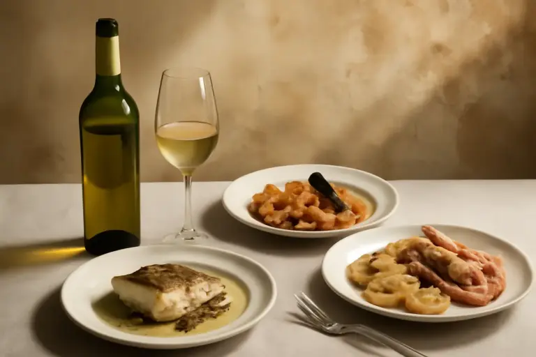 Vernaccia di San Gimignano e piatti di pesce tipici toscani: l’accostamento inaspettato che convince
