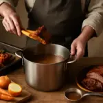 Come preparare il fondo bruno alla maniera tradizionale? Usalo per arrosti e sughi con sapore intenso
