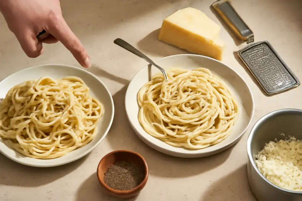 Qual è l’errore da evitare preparando il cacio e pepe romano? Migliora la cremosità senza grumi