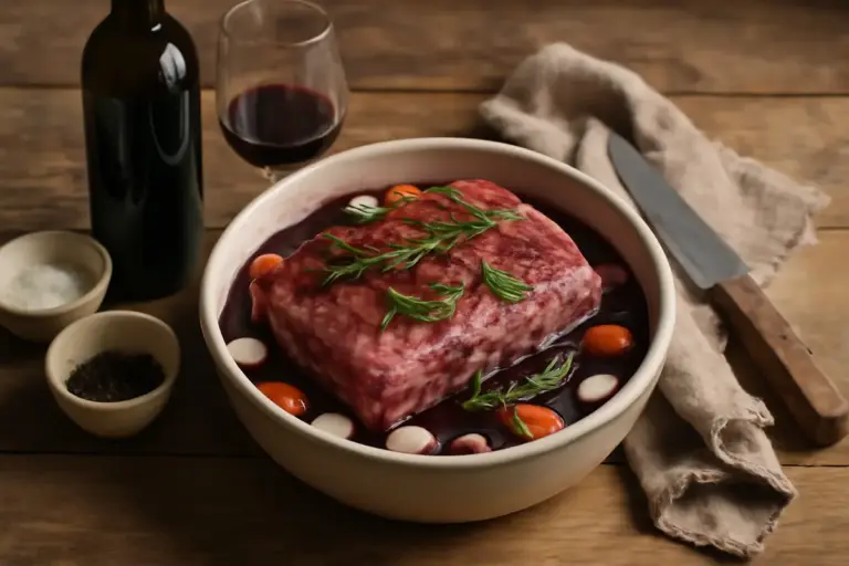 Brasato al Barolo preparazione tradizionale: il segreto della marinatura per una carne tenera